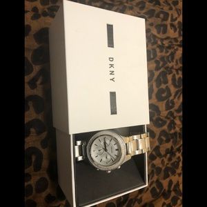DKNY silver watch